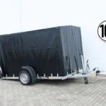 Vezeko Absenkanhänger 162x272x155 1,3t Hochplane Schwarz-Neu