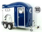 Cheval Liberte Pferdeanhänger GOLD 3 | Premium | Pullman 2 | Sattelkammer | blau-Neu