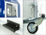 Cheval Liberte Pferdeanhänger GOLD 3 | Premium | Pullman 2 | Sattelkammer | blau-Neu – Bild 17