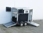 Ifor Williams Pferdeanhänger HB506| Frontausstieg | Klappenkombi| Schwarz-Neu – Bild 3