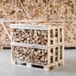 Halbe palette kammergetrocknetes gespalten Hainbuche Brennholz 25cm – Bild 4